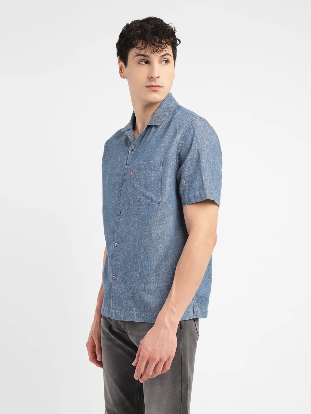 Men's Solid Regular Fit Shirt - Image 4
