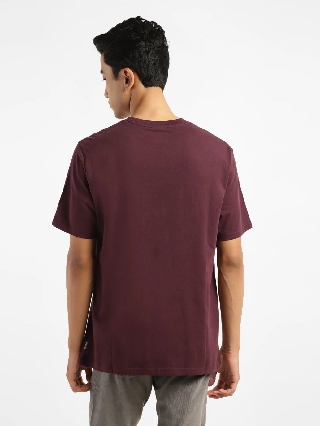 Men's Solid Loose Fit T-shirt - Image 2