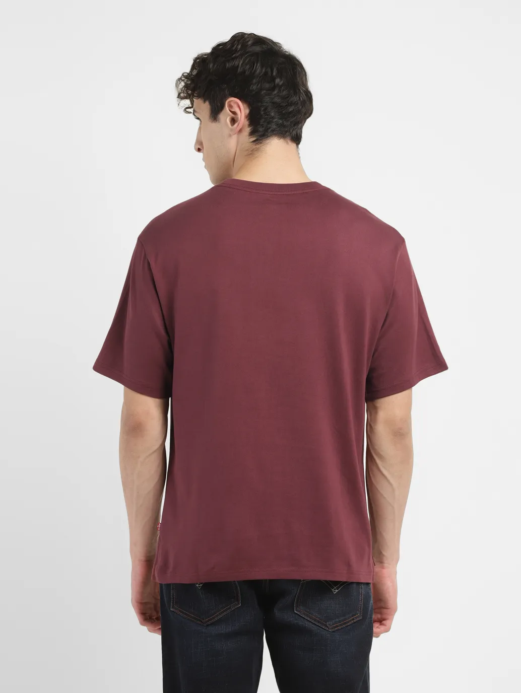 Men's Solid Loose Fit T-shirt - Image 3