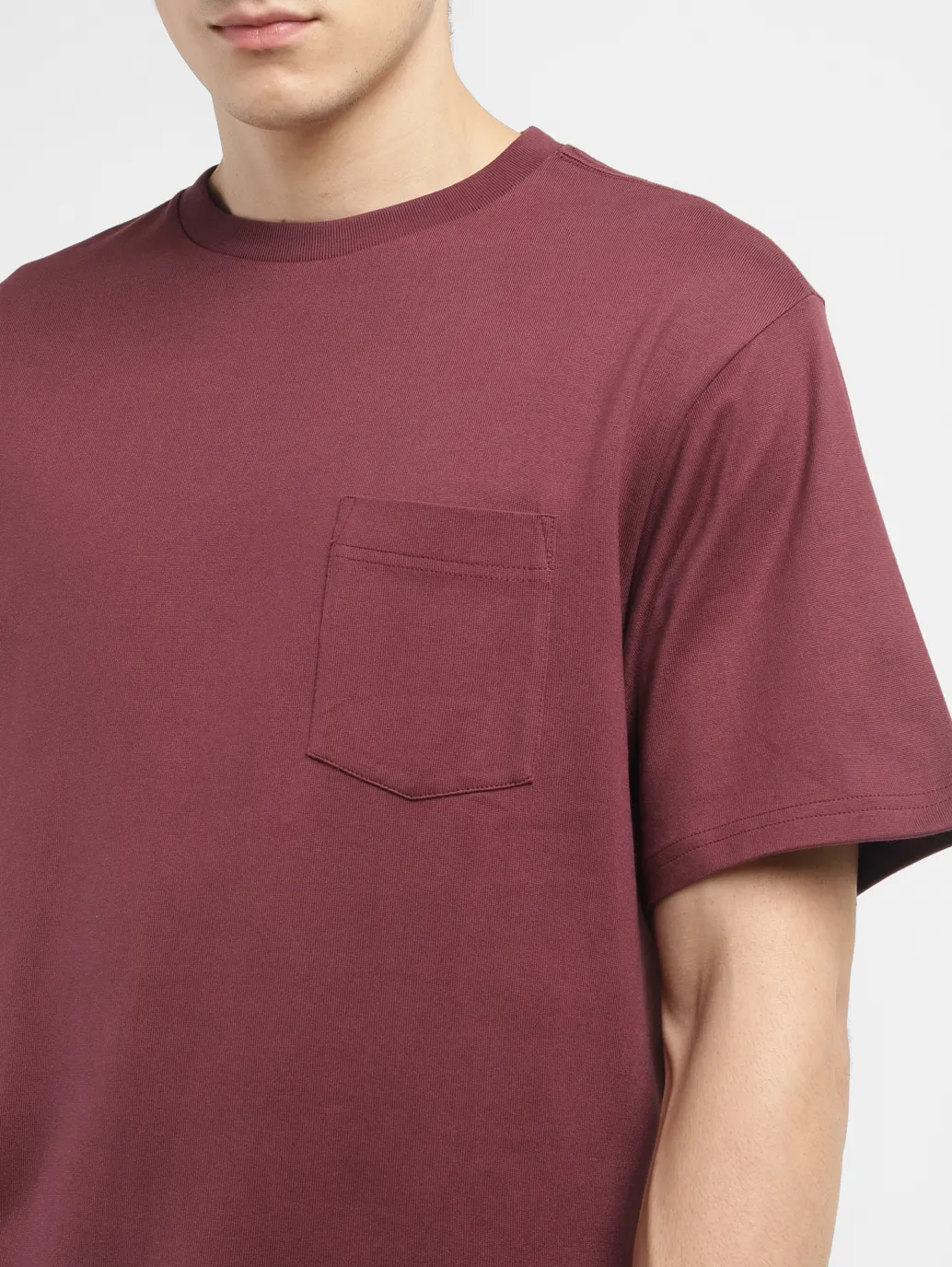 Men's Solid Loose Fit T-shirt - Image 5