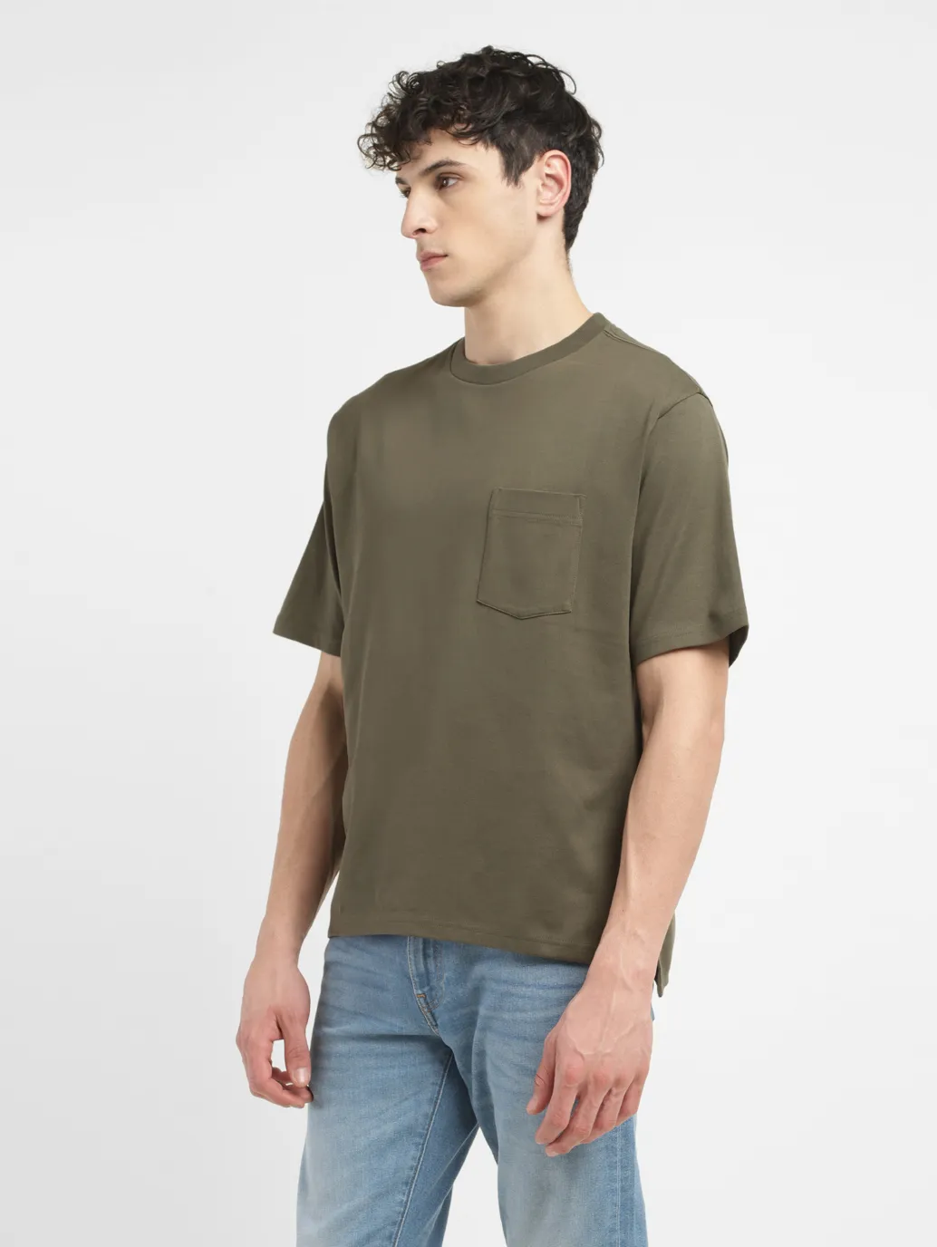 Men's Solid Loose Fit T-shirt - Image 4
