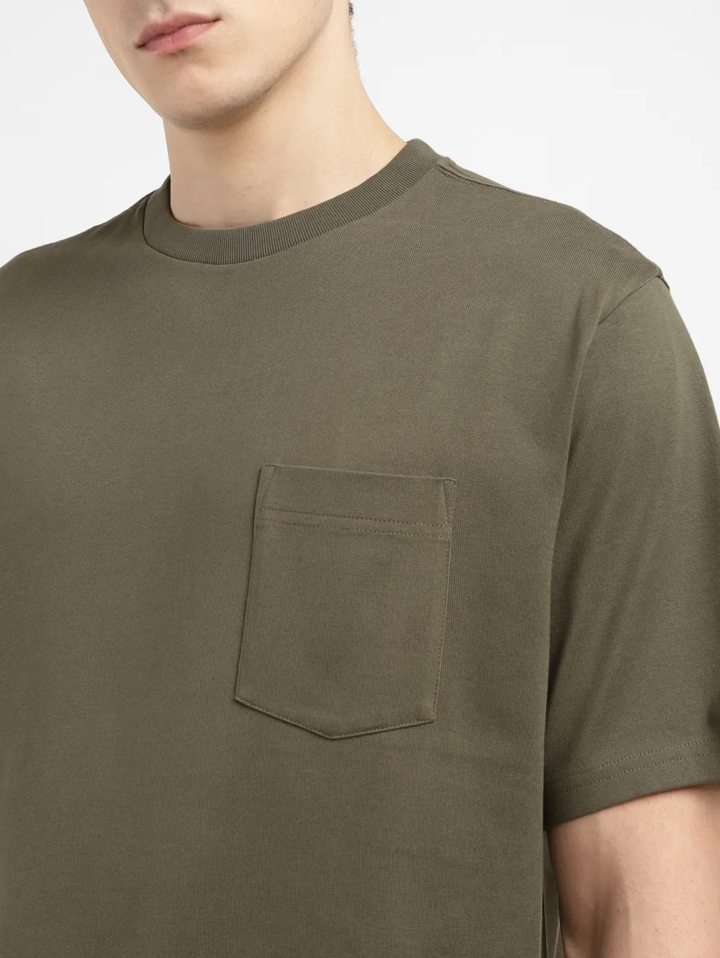 Men's Solid Loose Fit T-shirt - Image 5