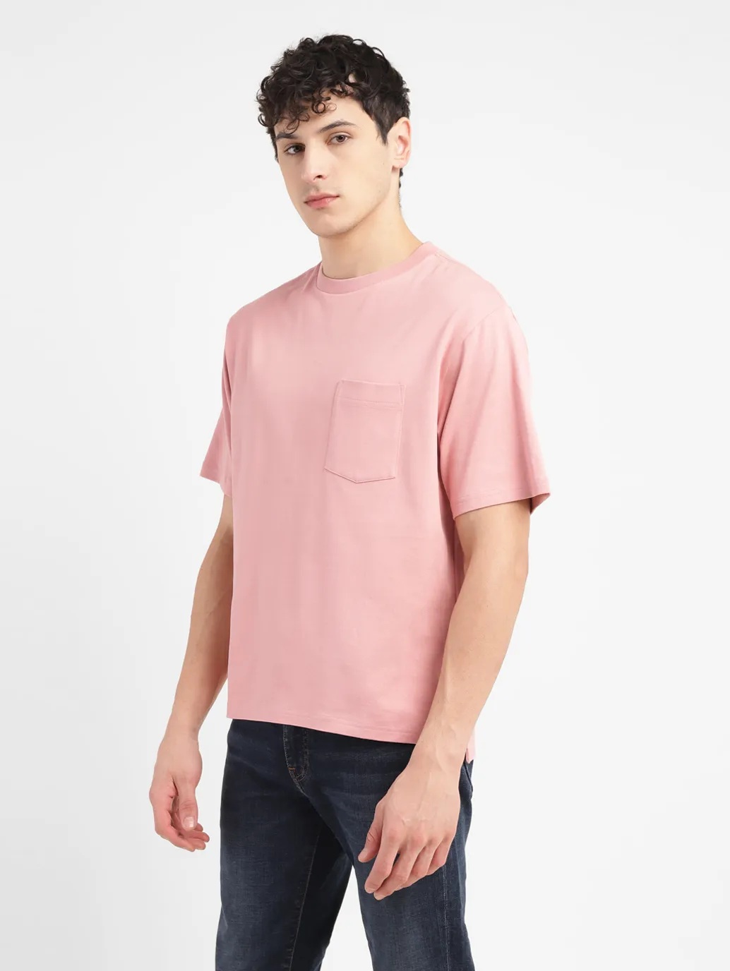 Men's Solid Loose Fit T-shirt - Image 4