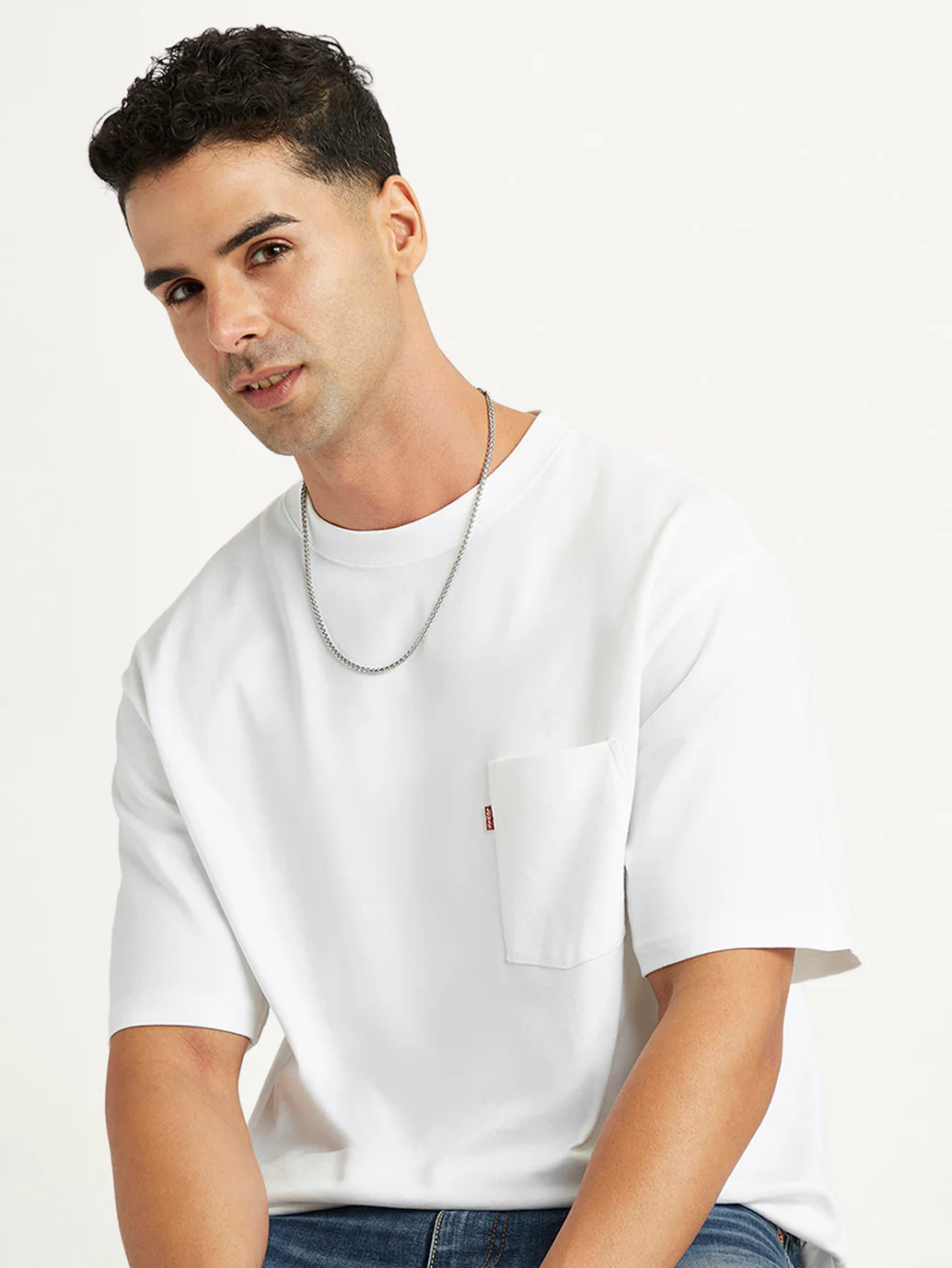 Men's Solid Loose Fit T-Shirt - Image 2