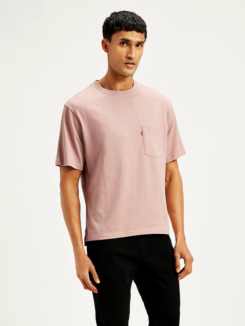 Men's Solid Loose Fit T-Shirt
