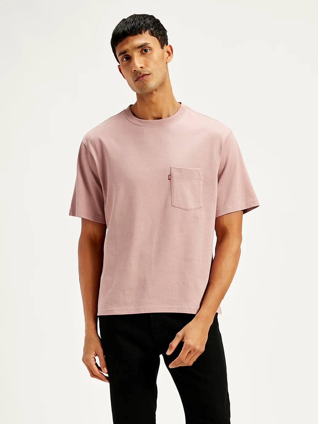 Men's Solid Loose Fit T-Shirt - Image 3