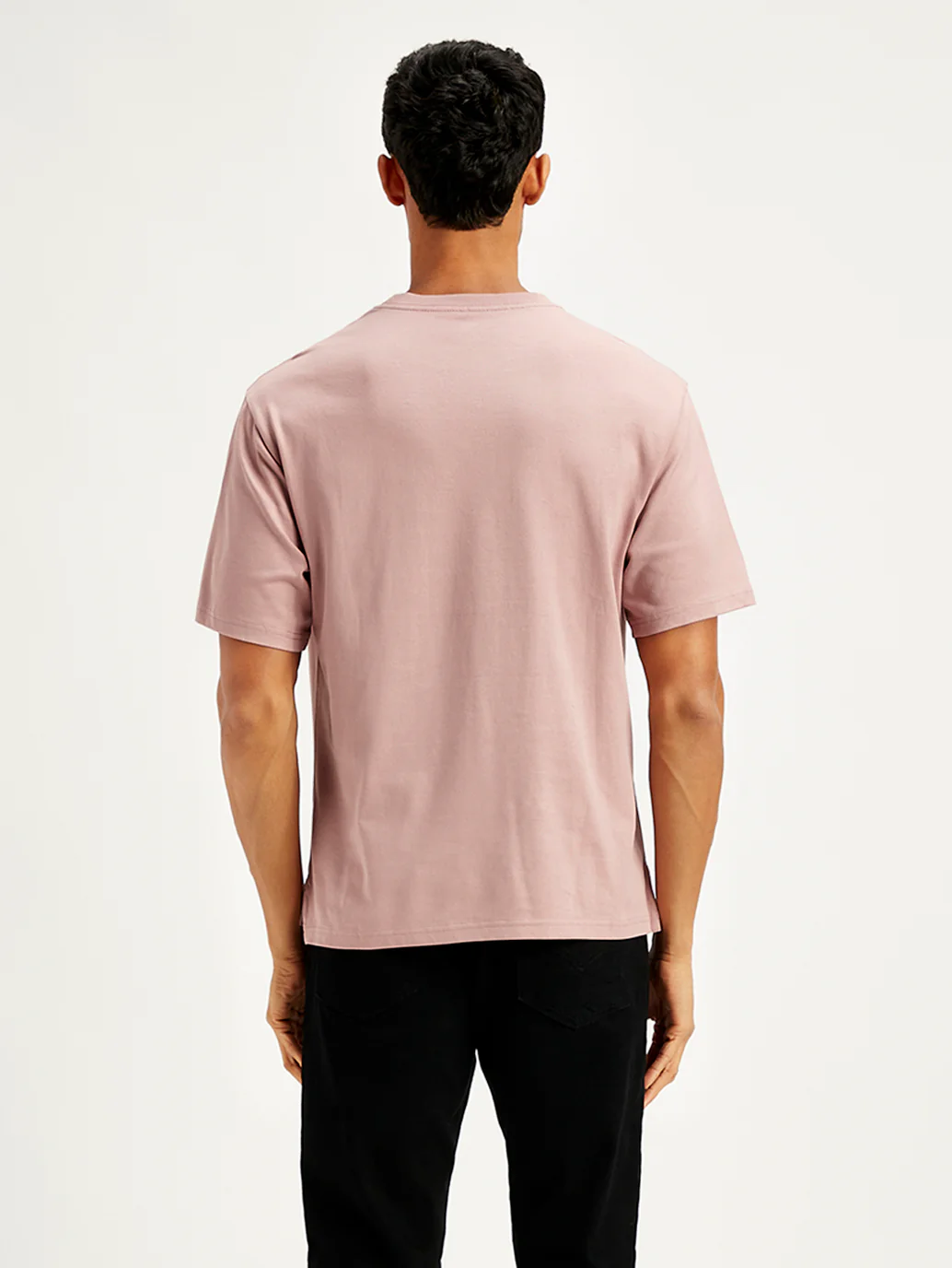 Men's Solid Loose Fit T-Shirt - Image 4