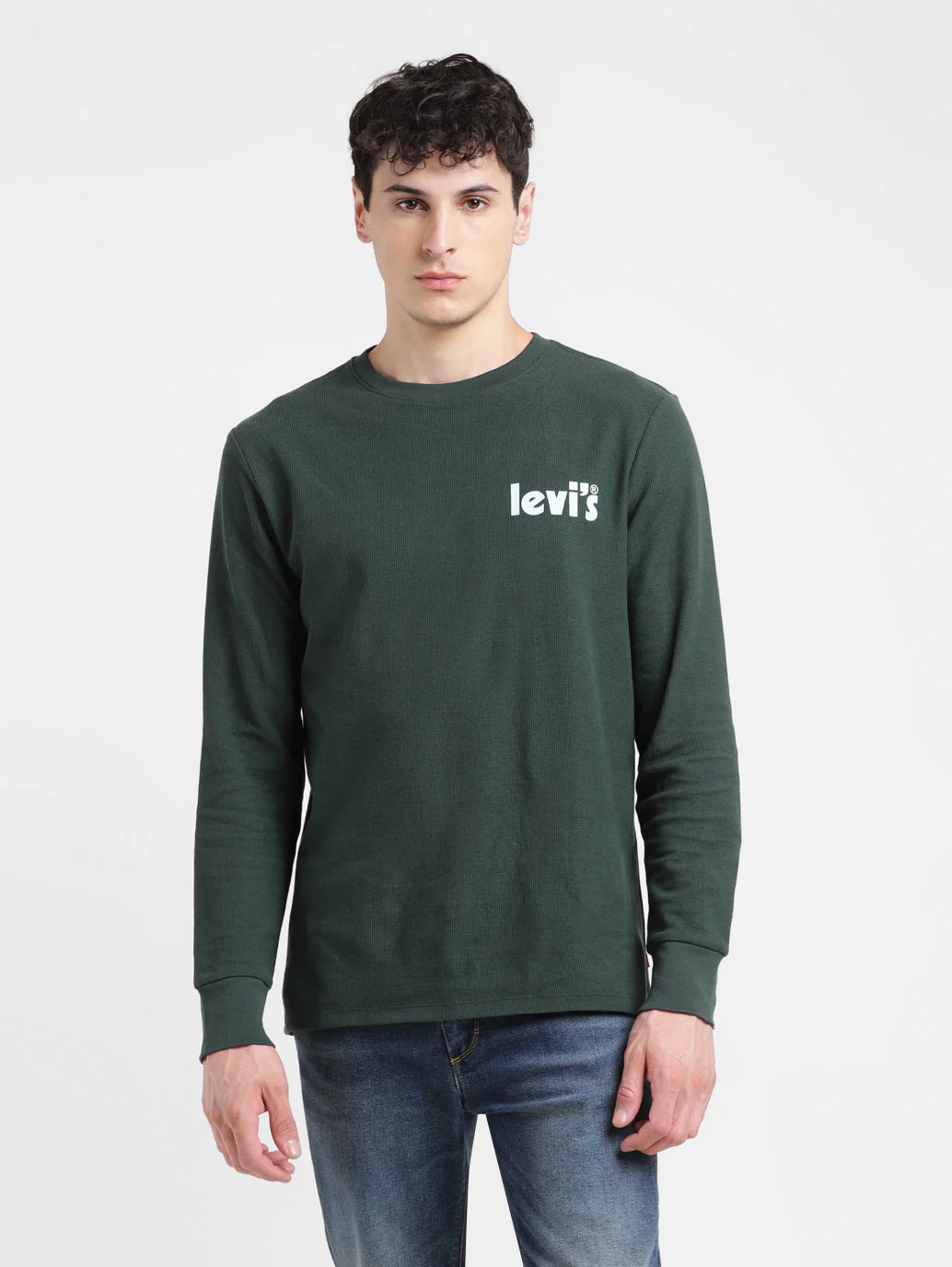 Men's Solid Round Neck T-shirt - Image 2