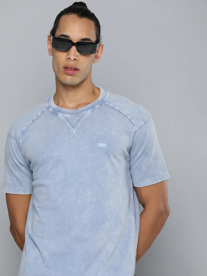 Men's Solid Round Neck T-shirt - Image 4