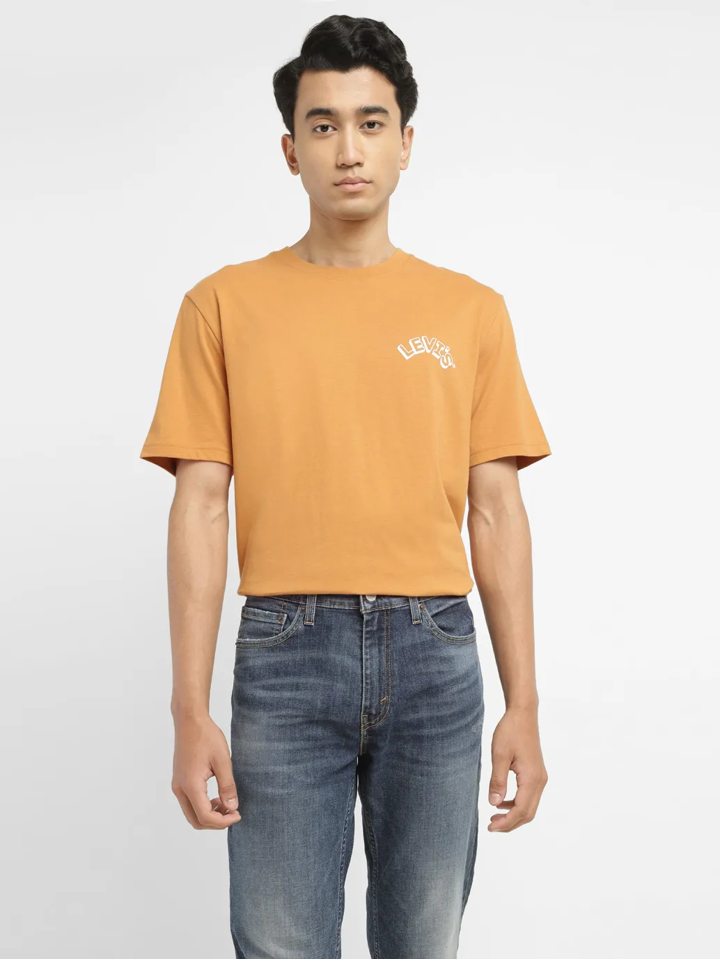 Men's Solid Round Neck T-shirt - Image 6