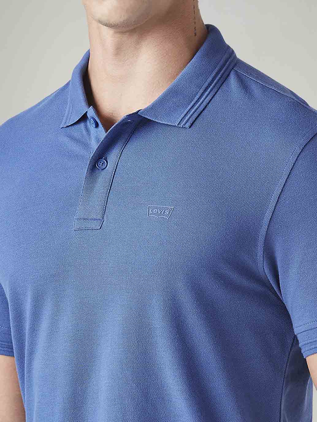 Men's Solid Slim Fit Commuter Polo T-Shirt - Image 4