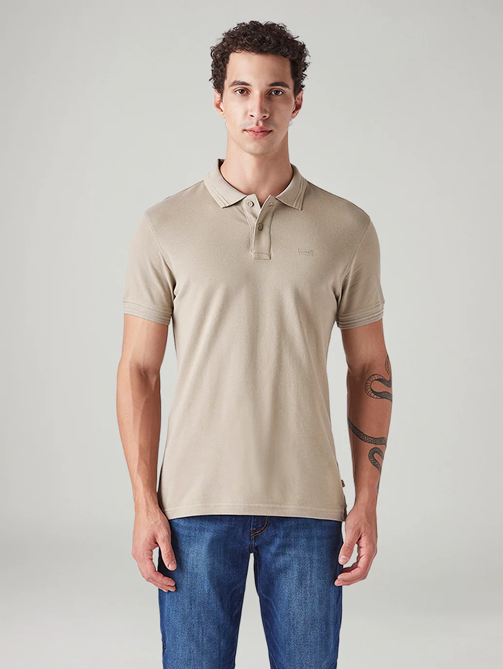 Men's Solid Slim Fit Commuter Polo T-Shirt - Image 2