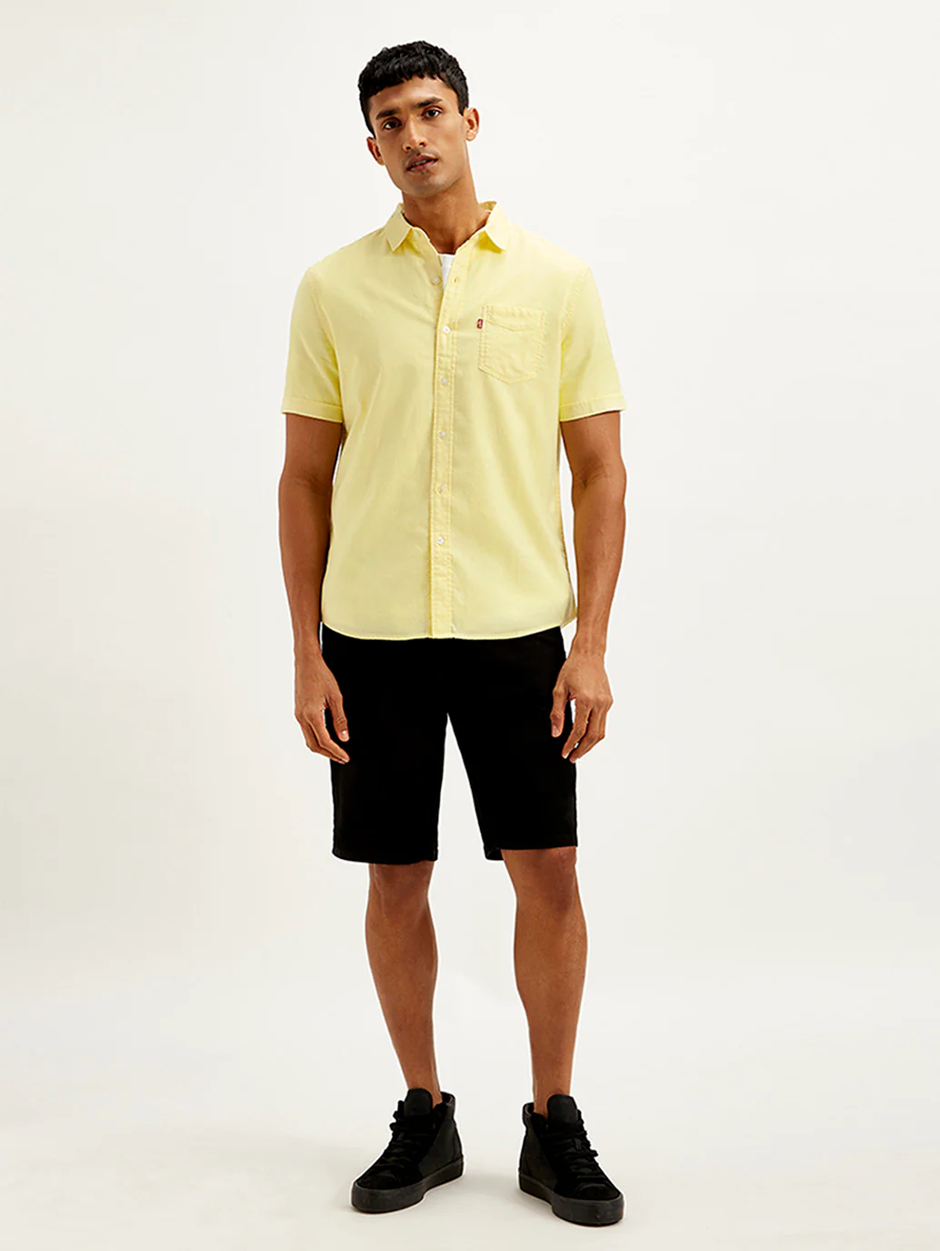 Men's Solid Slim Fit Oxford Shirt - Image 2
