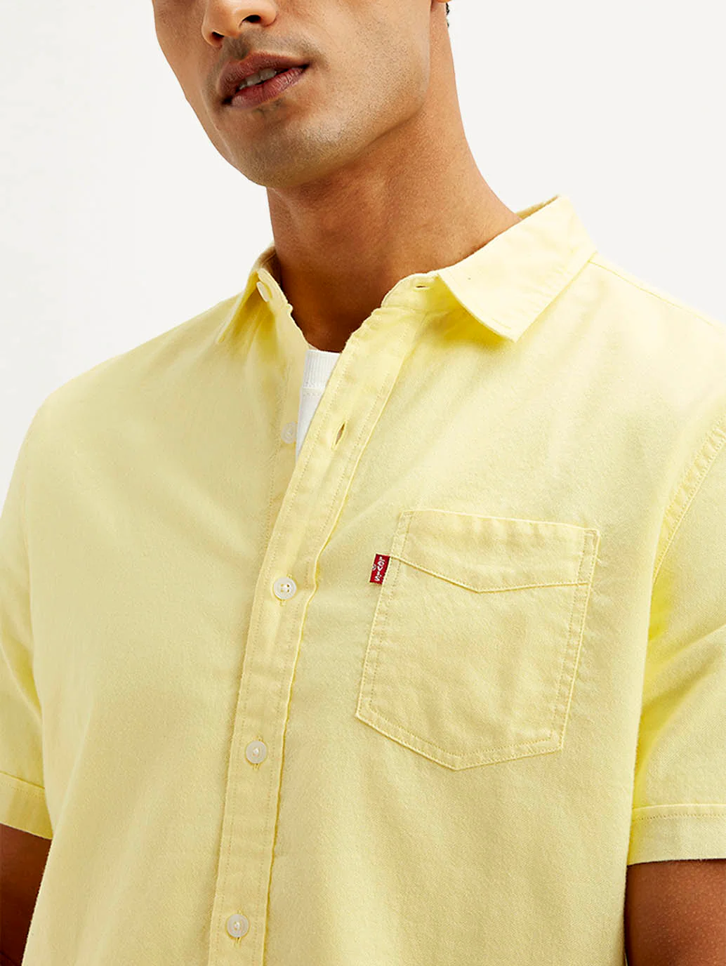 Men's Solid Slim Fit Oxford Shirt - Image 4