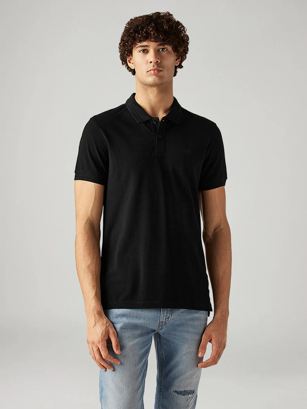 Men's Solid Slim Fit Pique Commuter Polo T-Shirt - Image 2