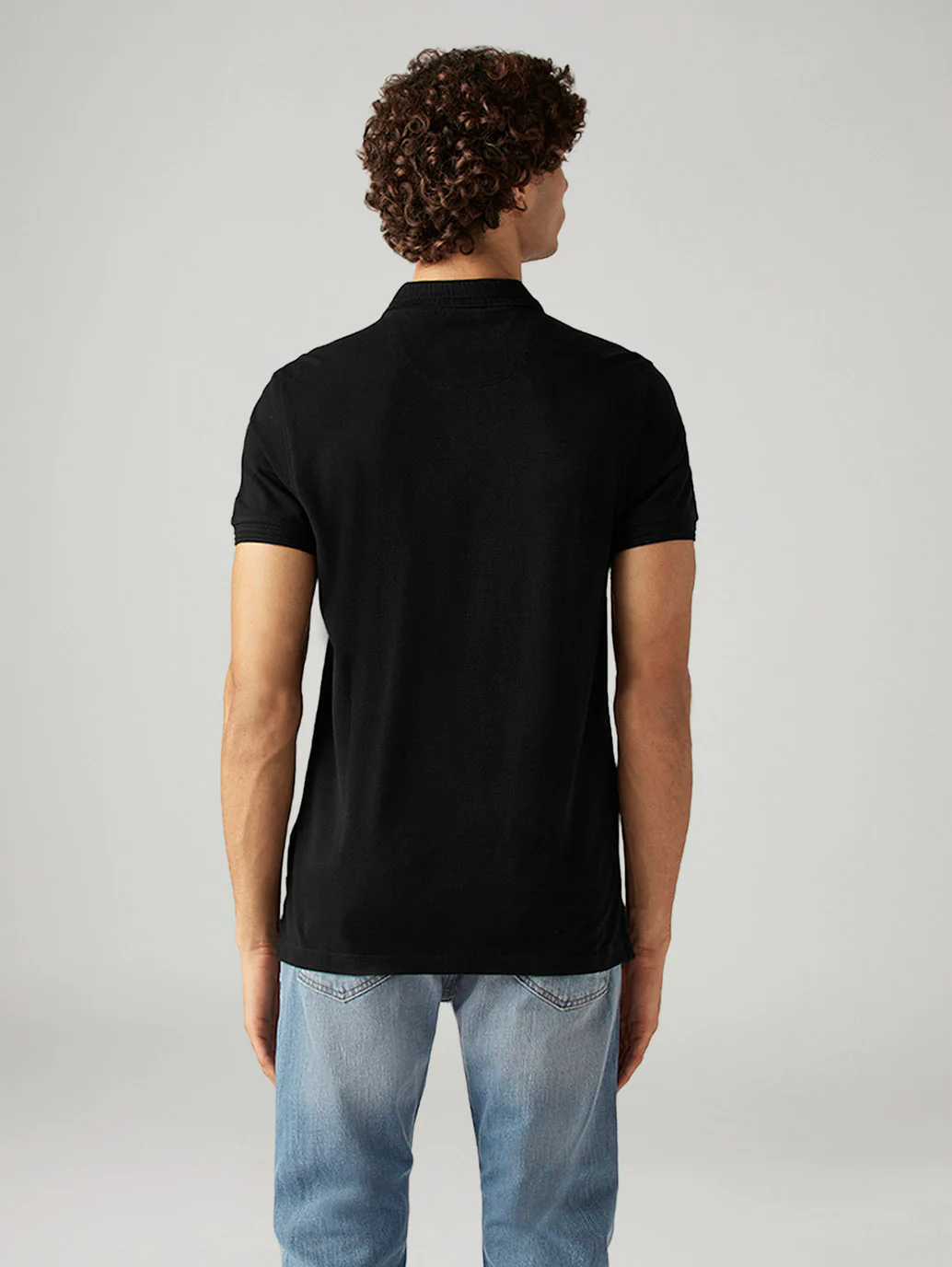 Men's Solid Slim Fit Pique Commuter Polo T-Shirt - Image 3