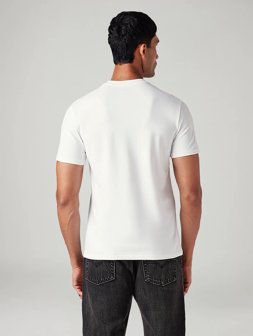 Men's Solid Slim Fit Pique T-Shirt - Image 3