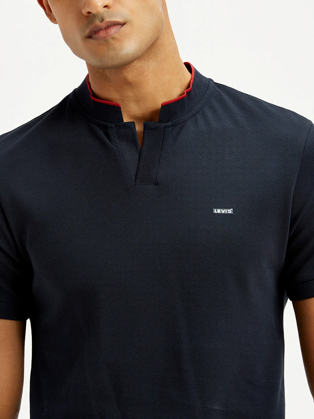 Men's Solid Slim Fit Polo T-Shirt - Image 5