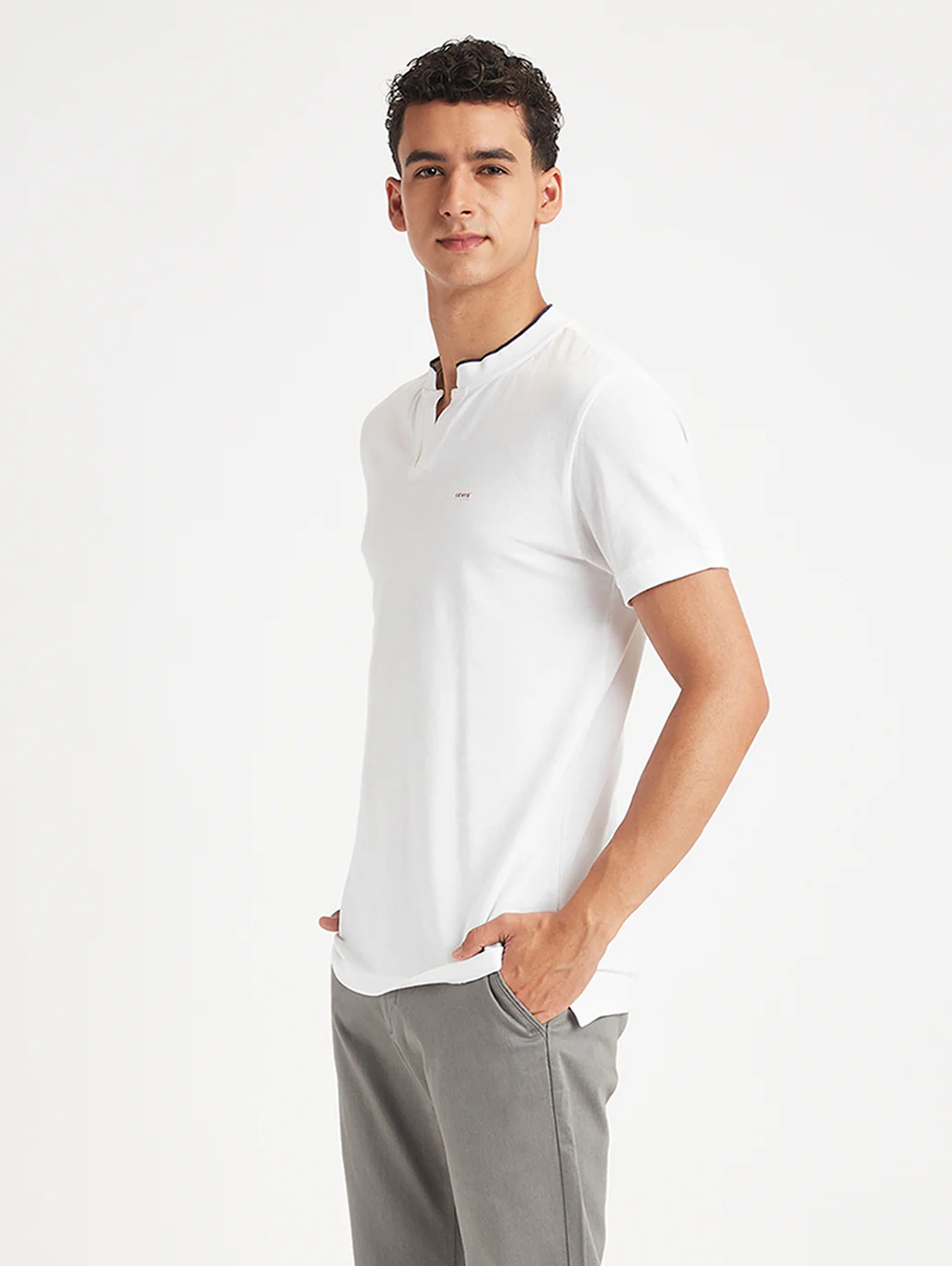 Men's Solid Slim Fit Polo T-Shirt - Image 5