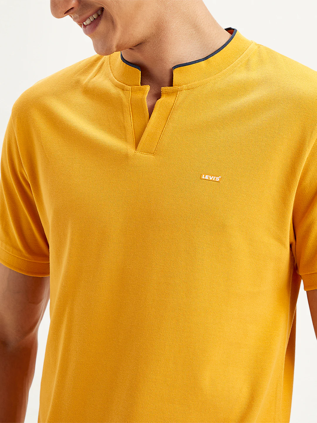 Men's Solid Slim Fit Polo T-Shirt - Image 5