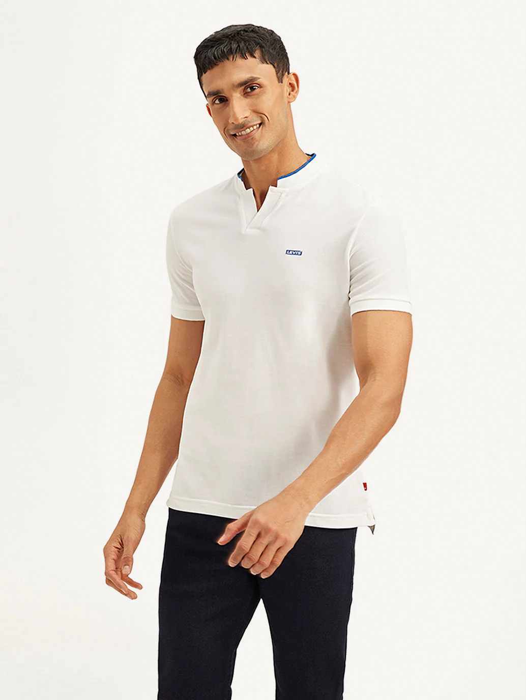 Men's Solid Slim Fit Polo T-shirt - Image 5