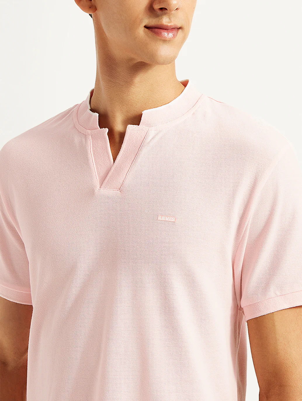 Men's Solid Slim Fit Polo T-shirt - Image 4