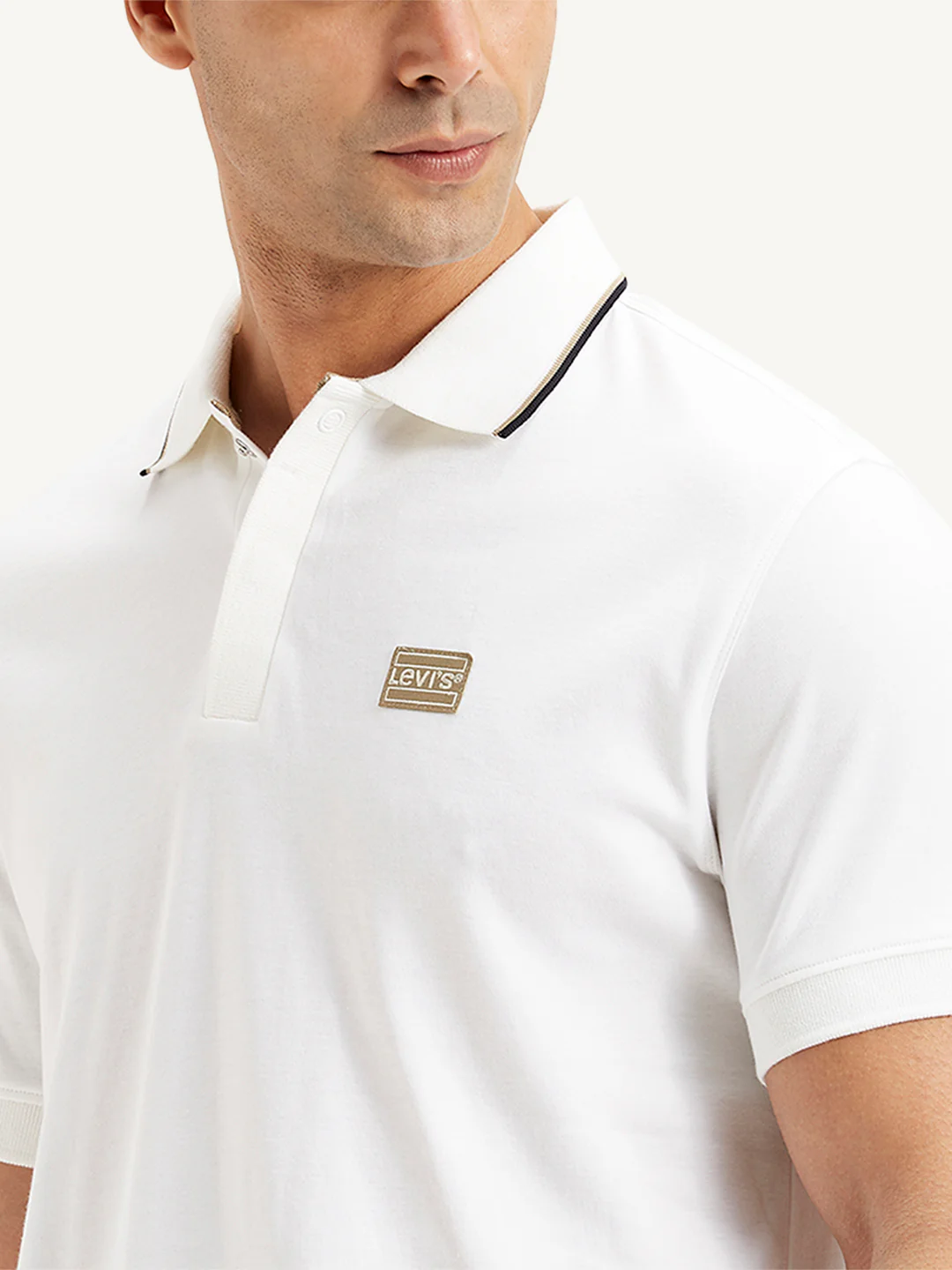 Men's Solid Slim Fit Polo T-Shirt - Image 5