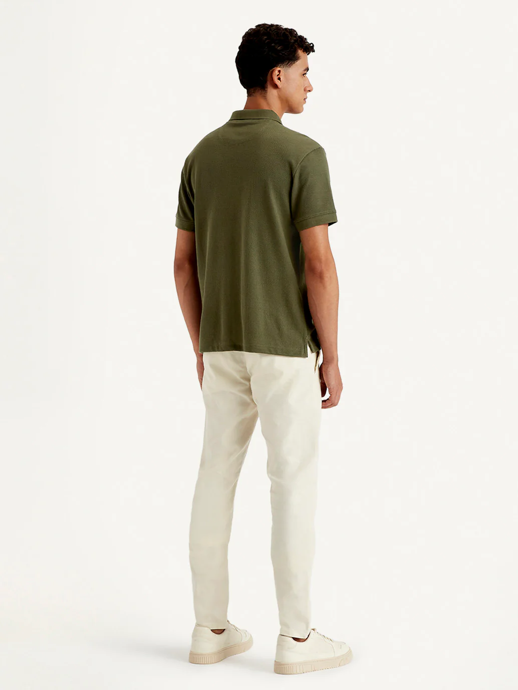 Men's Solid Slim Fit Polo T-Shirt - Image 2