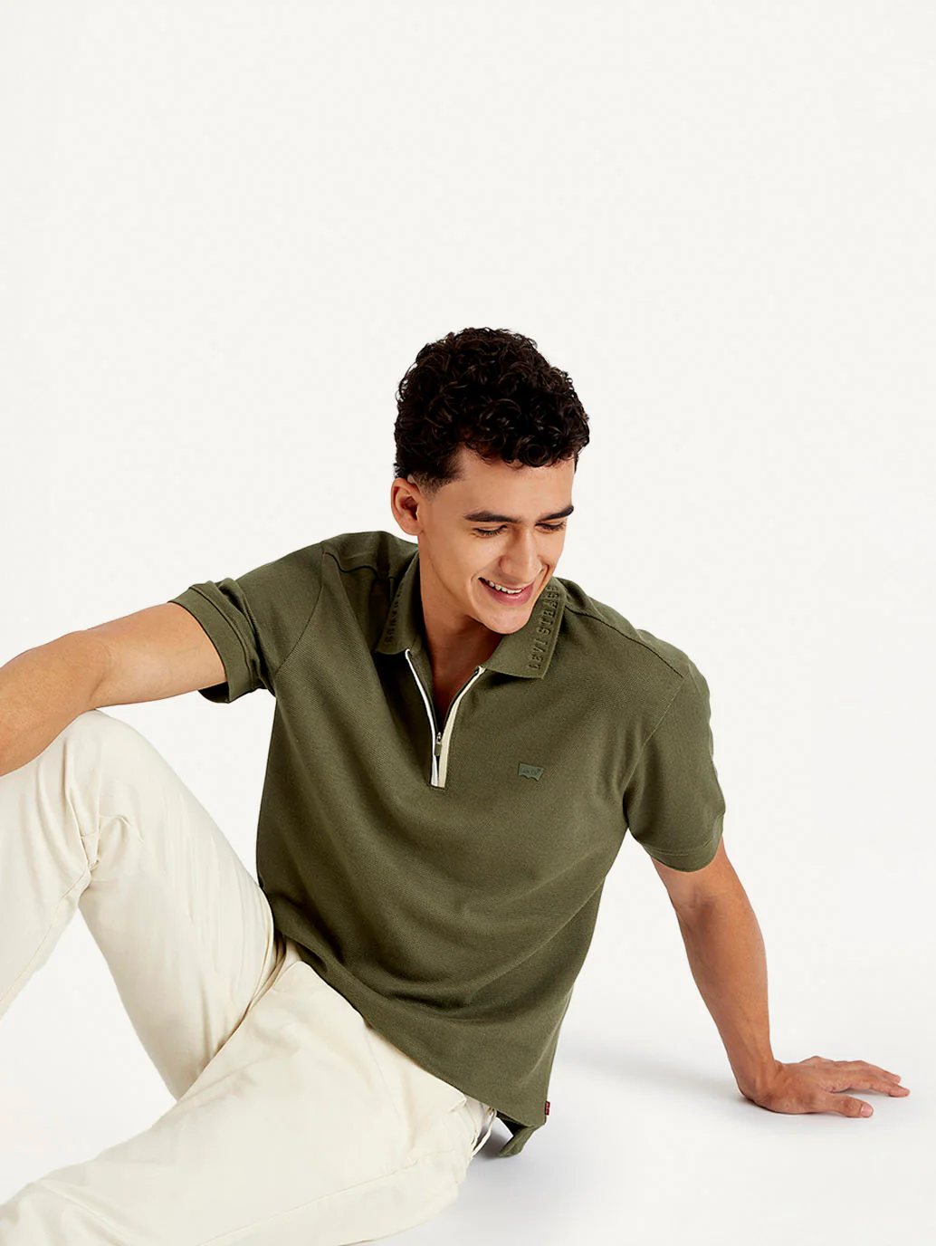 Men's Solid Slim Fit Polo T-Shirt - Image 5