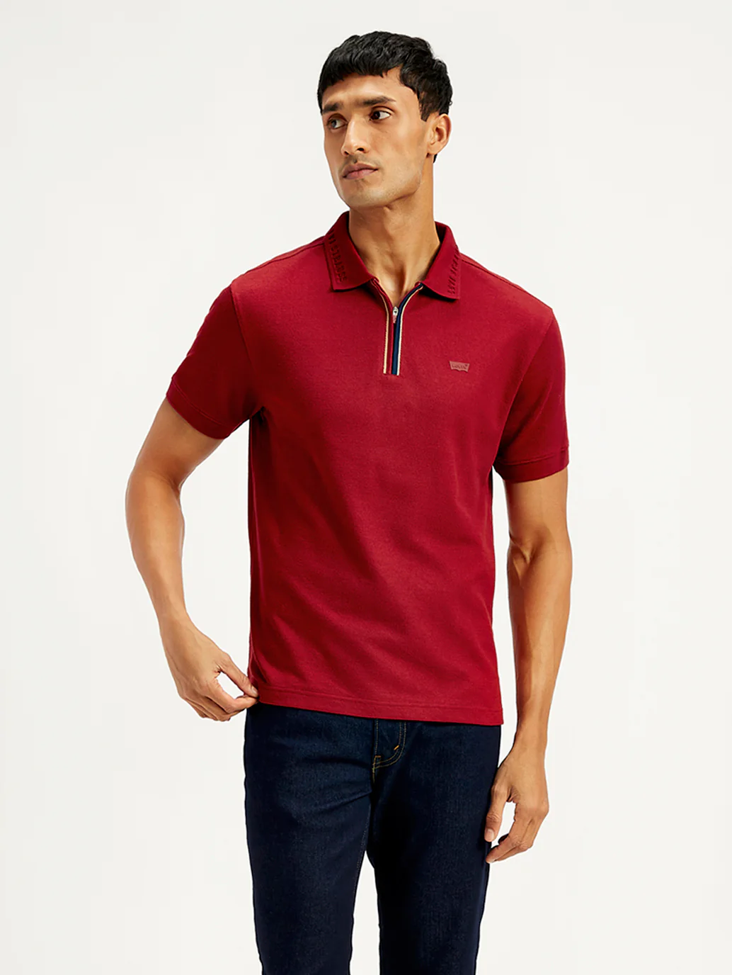Men's Solid Slim Fit Polo T-Shirt - Image 3