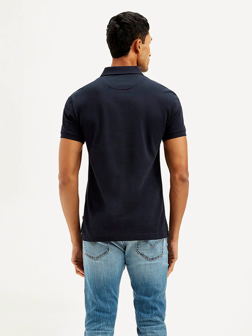 Men's Solid Slim Fit Polo T-shirt - Image 3