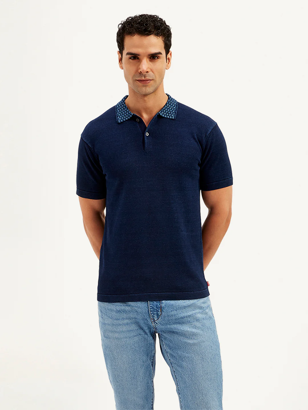 Men's Solid Slim Fit Polo T-Shirt - Image 2
