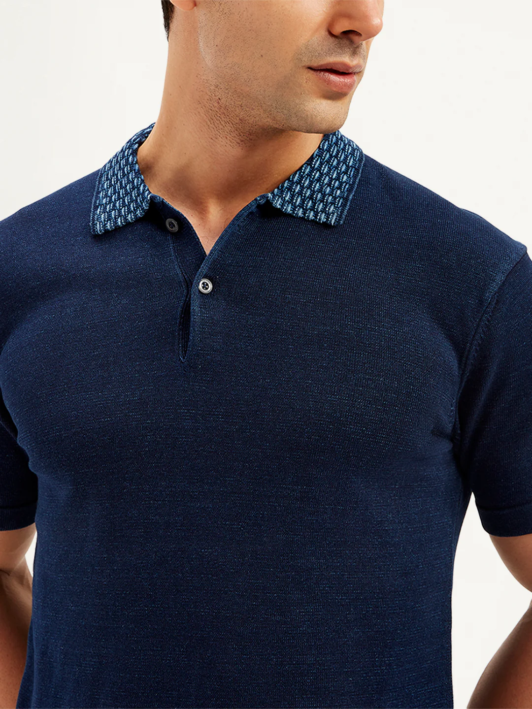 Men's Solid Slim Fit Polo T-Shirt - Image 5