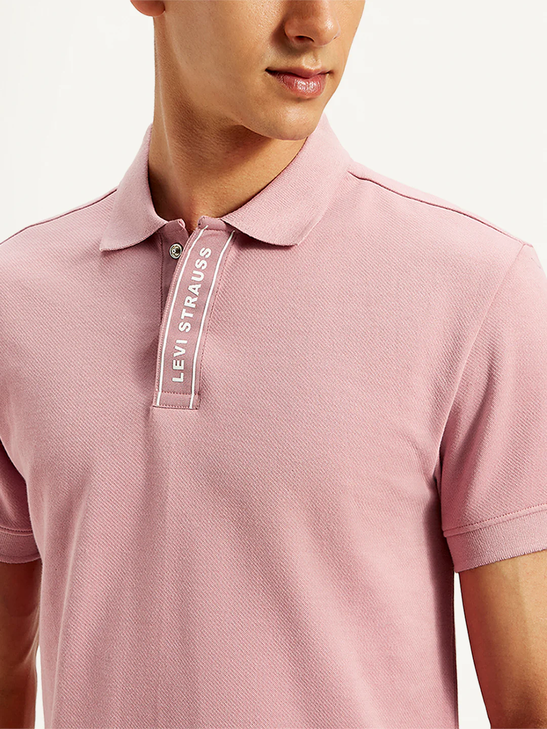 Men's Solid Slim Fit Polo T-Shirt - Image 5