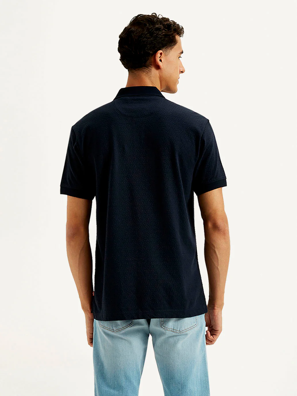 Men's Solid Slim Fit Polo T-shirt - Image 3