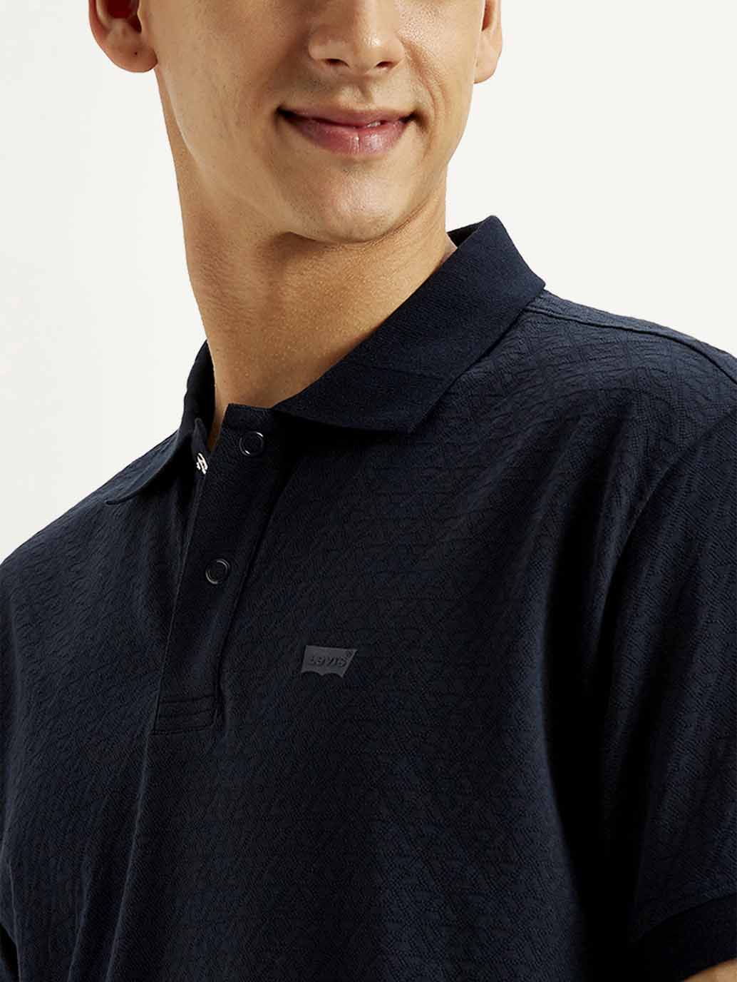 Men's Solid Slim Fit Polo T-shirt - Image 4