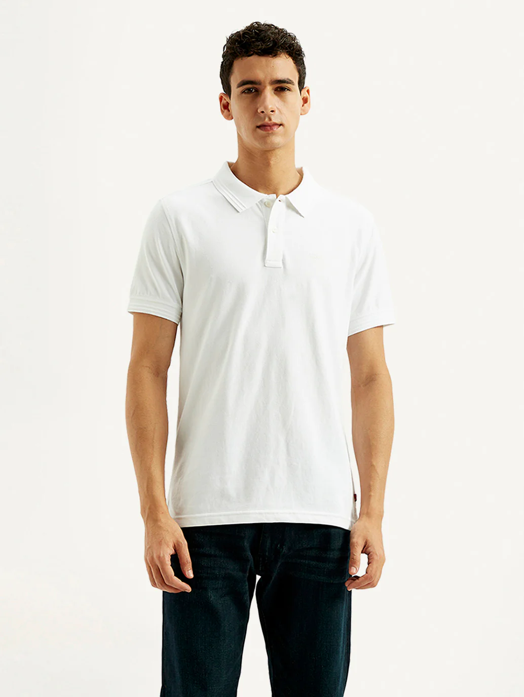 Men's Solid Slim Fit Polo T-shirt - Image 3