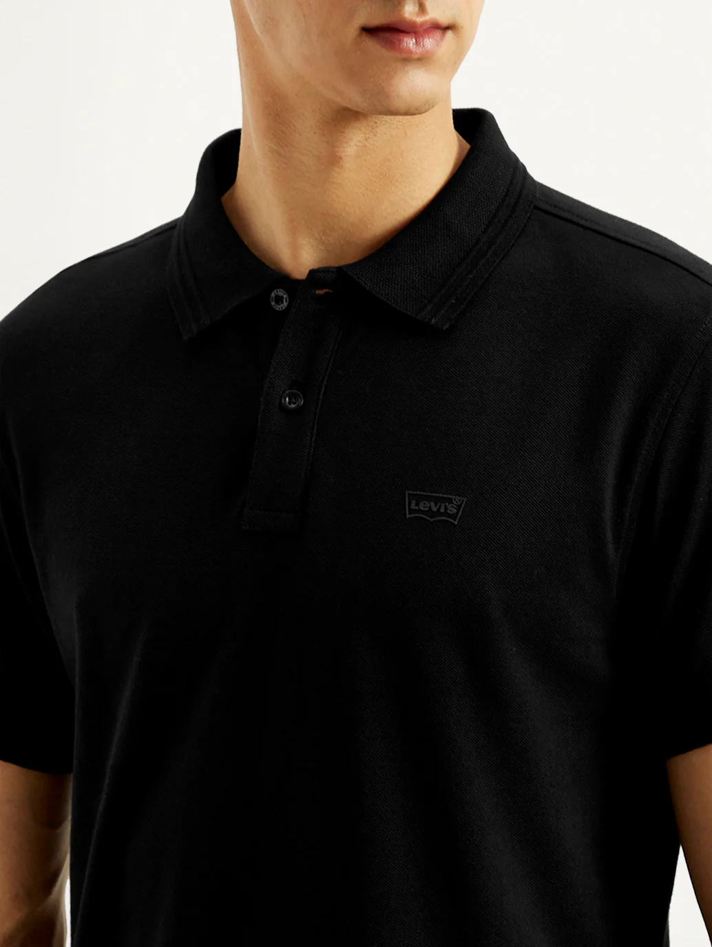 Men's Solid Slim Fit Polo T-shirt - Image 5