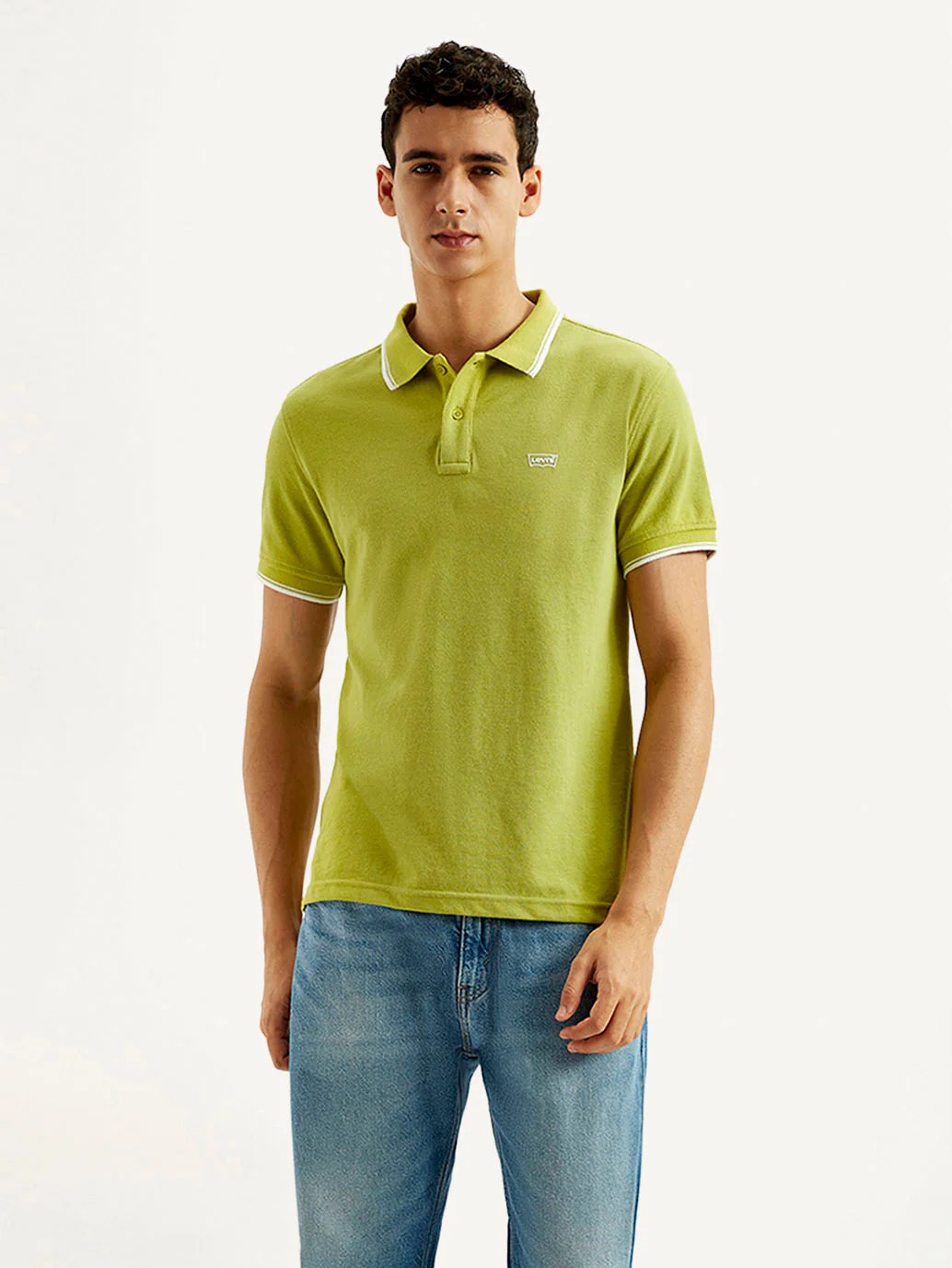 Men's Solid Slim Fit Polo T-shirt - Image 5