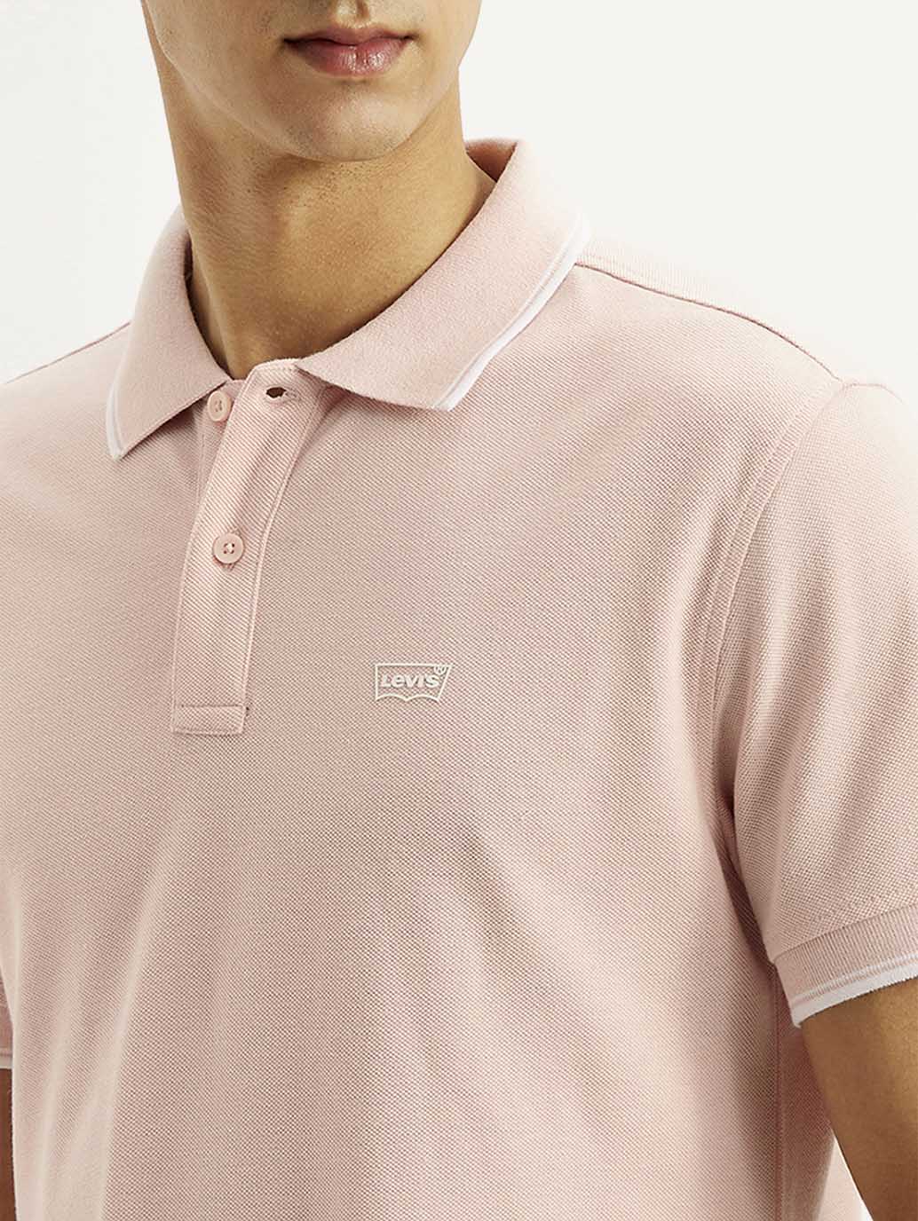 Men's Solid Slim Fit Polo T-shirt - Image 4