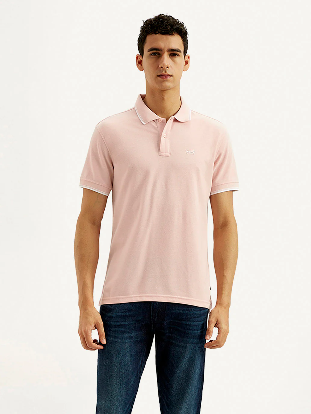 Men's Solid Slim Fit Polo T-shirt - Image 5