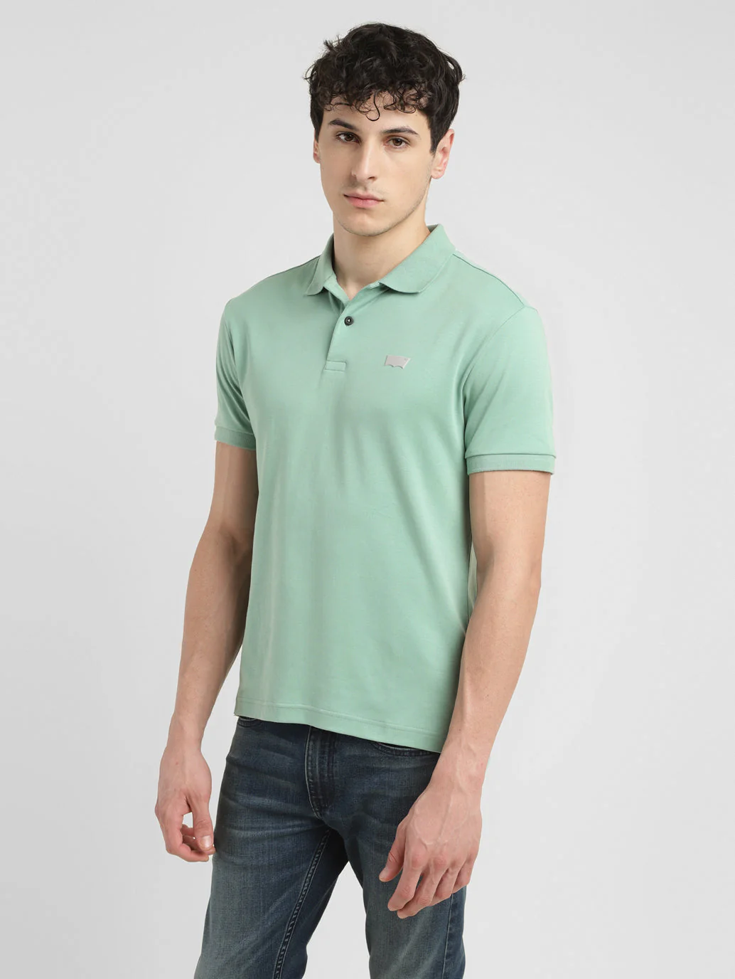 Men's Solid Slim Fit Polo T-shirt - Image 5