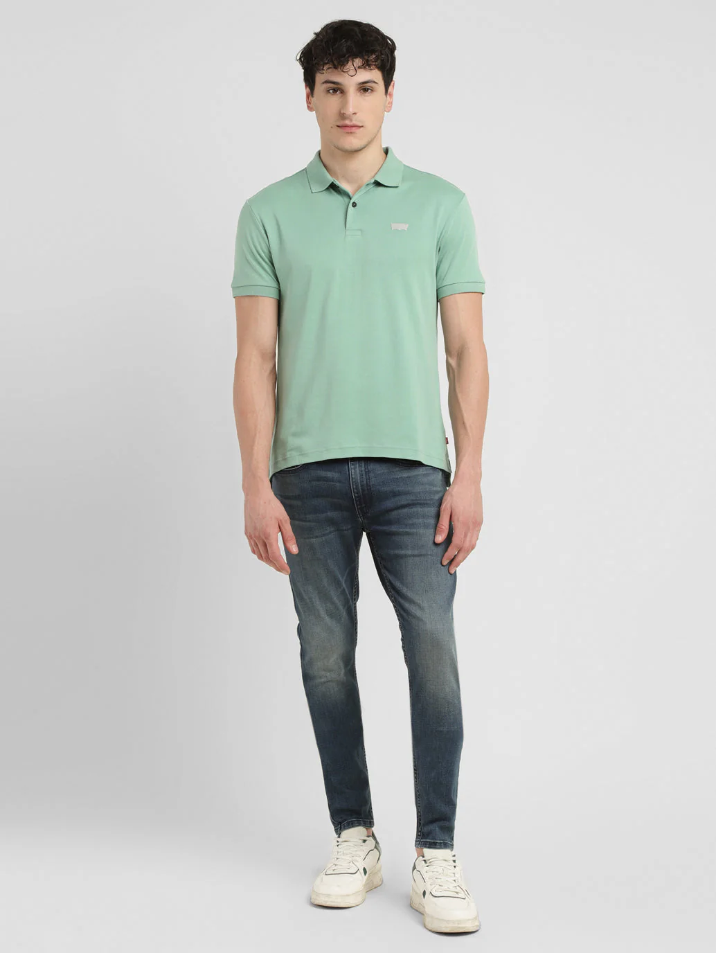 Men's Solid Slim Fit Polo T-shirt - Image 6
