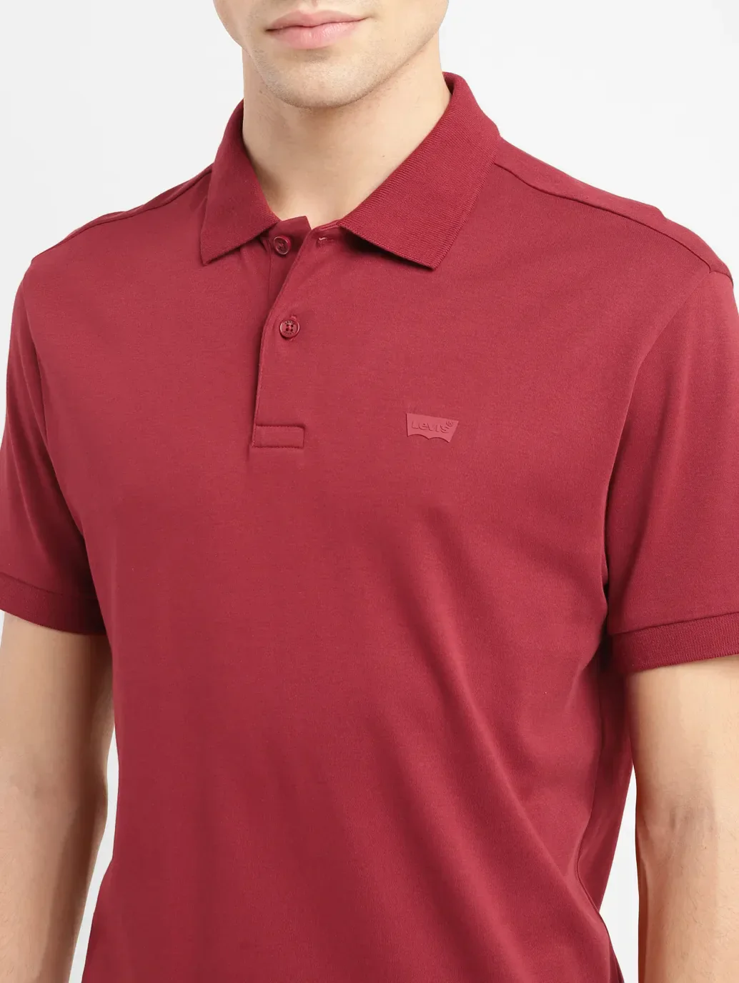 Men's Solid Slim Fit Polo T-shirt - Image 5