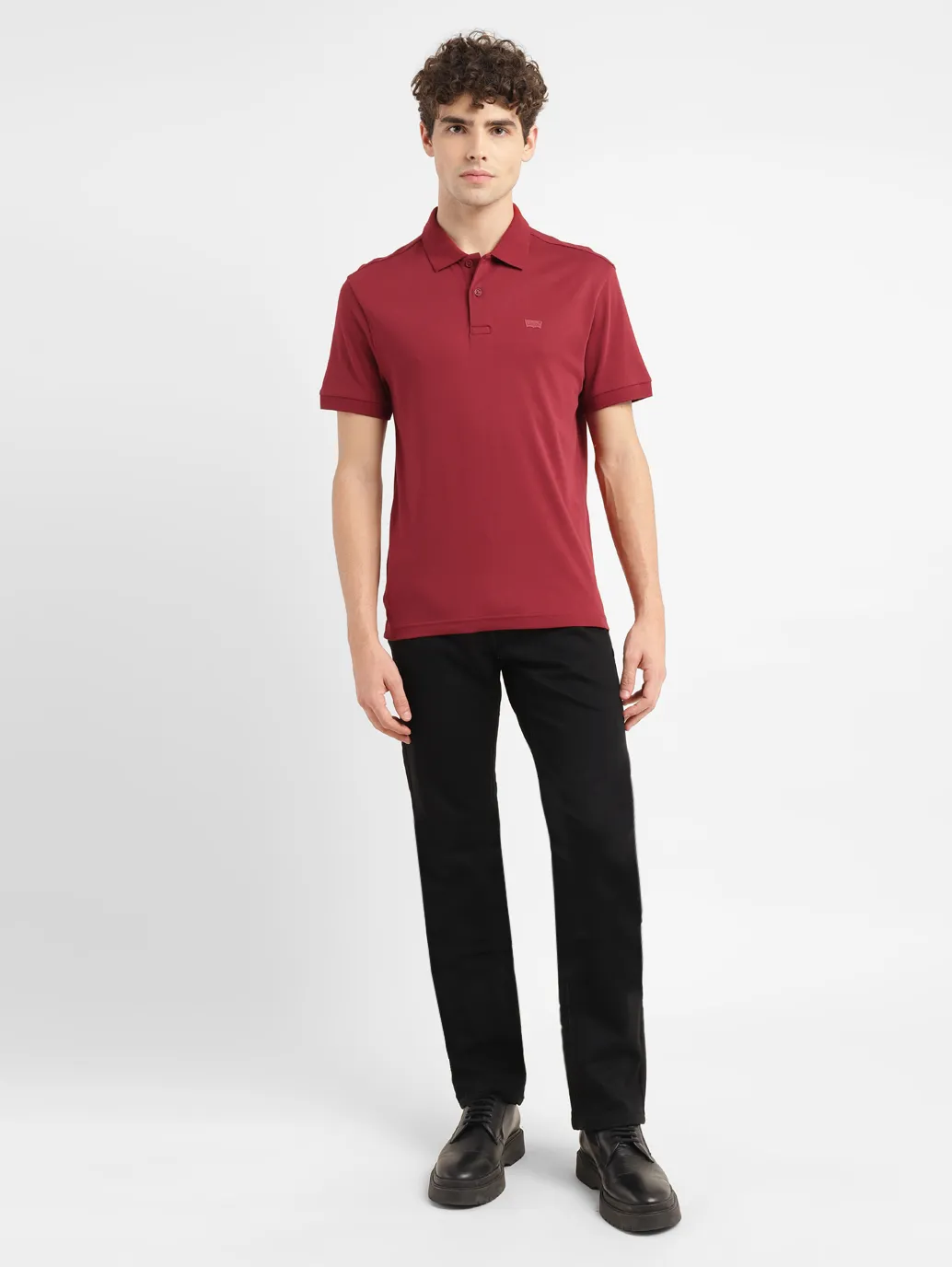 Men's Solid Slim Fit Polo T-shirt - Image 6
