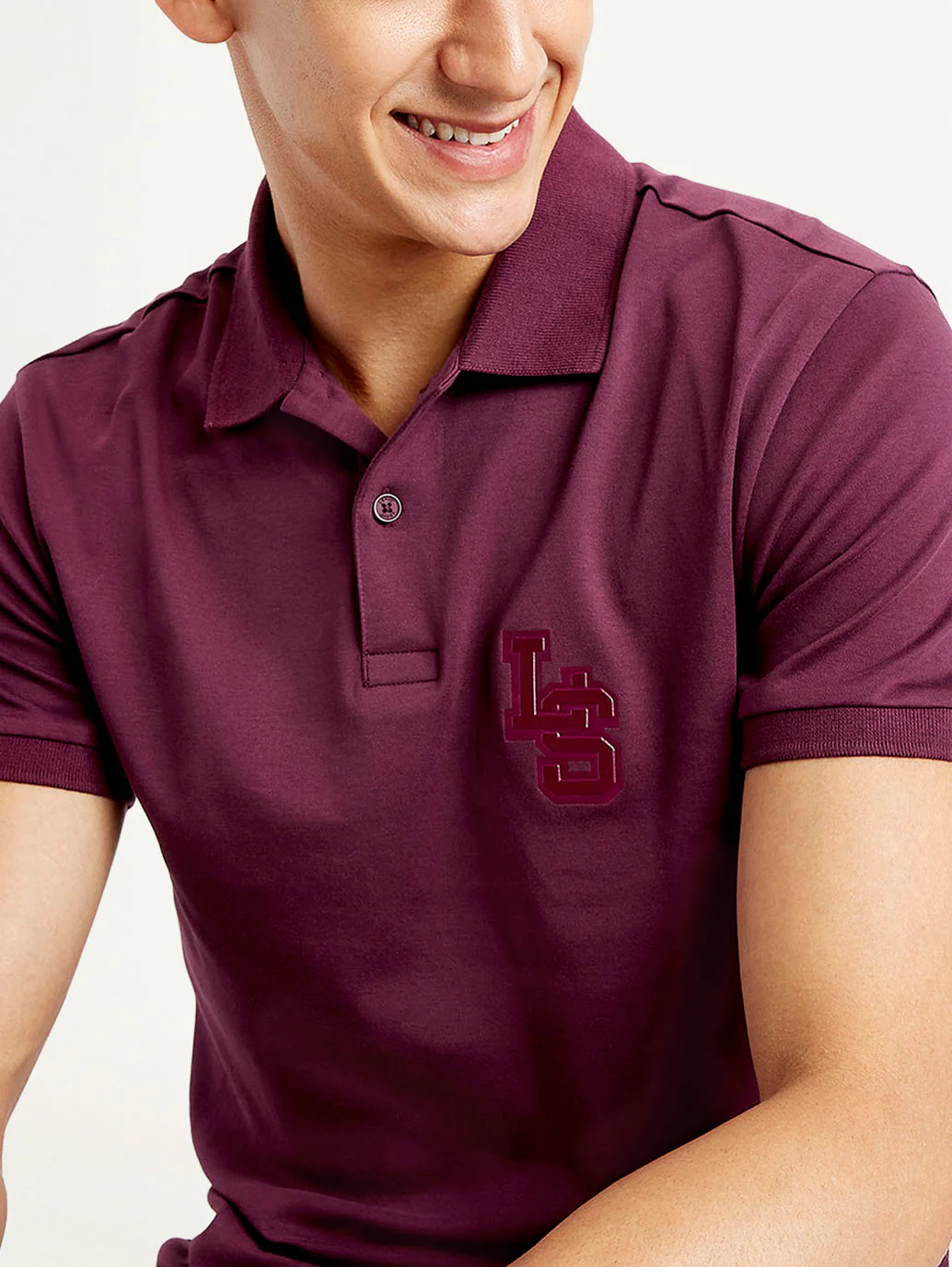 Men's Solid Slim Fit Polo T-Shirt - Image 4