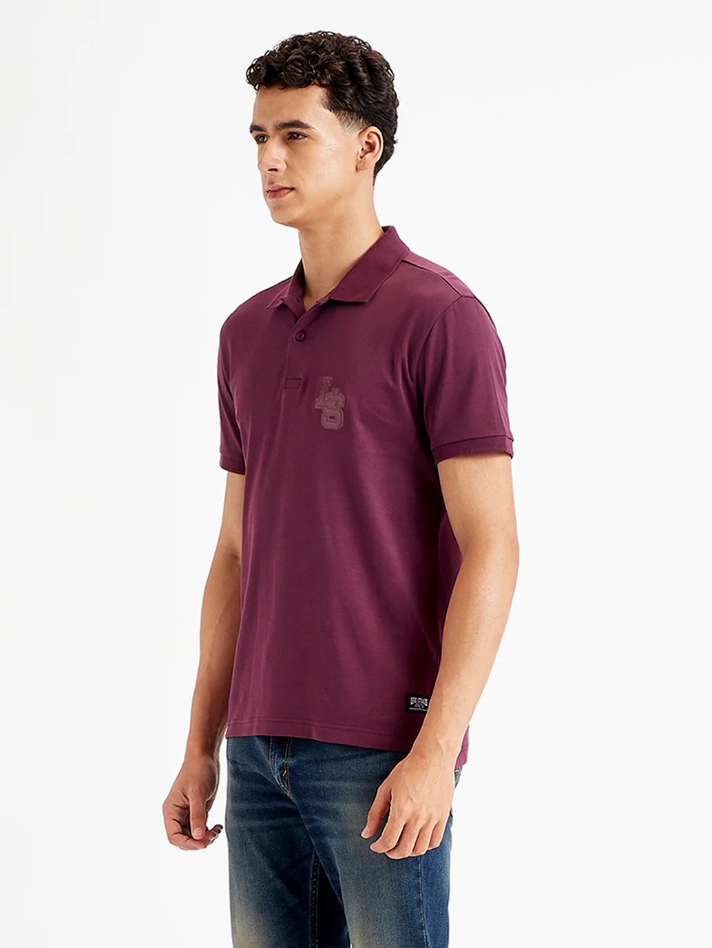 Men's Solid Slim Fit Polo T-Shirt - Image 5