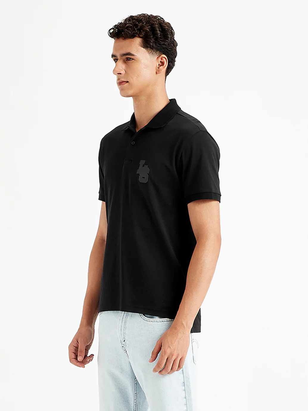 Men's Solid Slim Fit Polo T-Shirt - Image 4