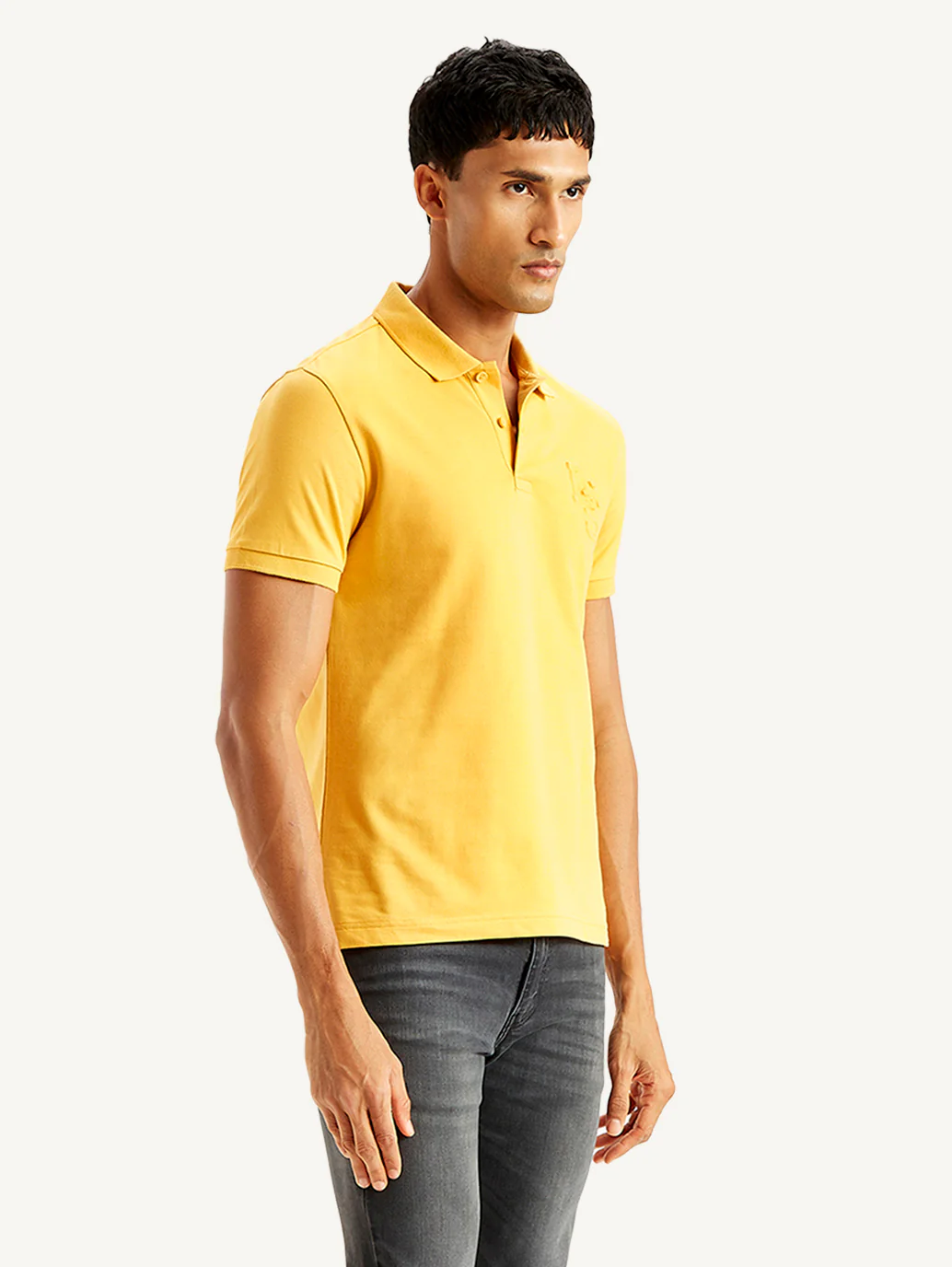 Men's Solid Slim Fit Polo T-shirt - Image 5