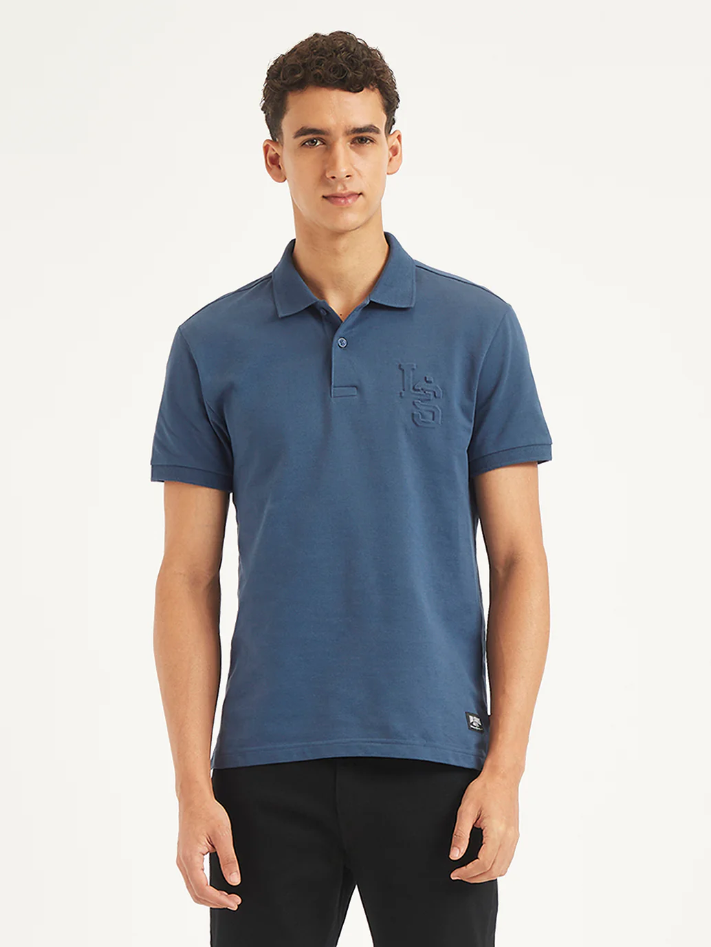 Men's Solid Slim Fit Polo T-Shirt - Image 3